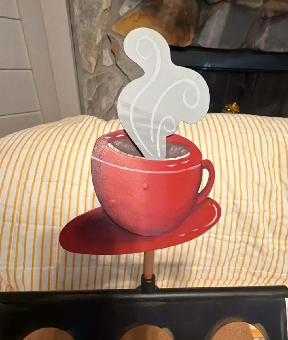The Round Top Collection Coffee Pod Holder Base with interchangeable Red Cup Fin